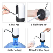 Cargar imagen en el visor de la galería, Dispensador de Agua Automático Recargable - Bomba Eléctrica para Bidones de Hasta 20L
