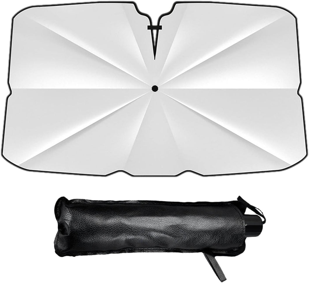 Parasol de Coche Plegable Tipo Paraguas – Anti-UV, Protección Solar y Reducción de Calor