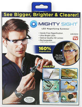 Cargar imagen en el visor de la galería, Gafas con Aumento LED Mighty Sight - Aumento del 160% para una Visión Clara y Iluminada

