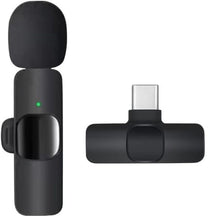 Cargar imagen en el visor de la galería, Micrófono Inalámbrico K9 para Móviles - Compatible con iPhone y Android - Calidad Profesional para Vídeos, Podcast y Más
