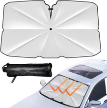 Cargar imagen en el visor de la galería, Parasol de Coche Plegable Tipo Paraguas – Anti-UV, Protección Solar y Reducción de Calor
