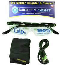 Cargar imagen en el visor de la galería, Gafas con Aumento LED Mighty Sight - Aumento del 160% para una Visión Clara y Iluminada
