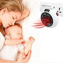 Cargar imagen en el visor de la galería, Mini Estufa Calentador Eléctrico 1350W - Enchufe Calefactor con Mando a Distancia y Pantalla LED
