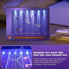 Cargar imagen en el visor de la galería, Lámpara Antimosquitos Eléctrica Recargable con Luz UV – Silenciosa y Portátil para Interior y Exterior
