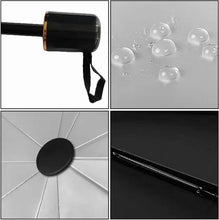 Cargar imagen en el visor de la galería, Parasol de Coche Plegable Tipo Paraguas – Anti-UV, Protección Solar y Reducción de Calor
