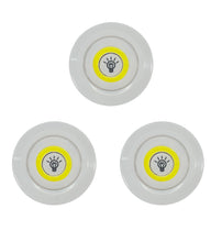 Cargar imagen en el visor de la galería, Juego de 3 Mini Lámparas LED para Interior con Control Remoto - Iluminación Flexible y Fácil Instalación
