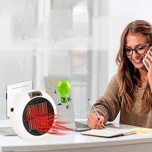 Cargar imagen en el visor de la galería, Mini Estufa Calentador Eléctrico 1350W - Enchufe Calefactor con Mando a Distancia y Pantalla LED
