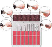 Cargar imagen en el visor de la galería, Set Eléctrico de Manicura y Pedicura 30.000 RPM – Taladro Profesional con Brocas y Lima para Uñas
