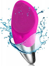 Cargar imagen en el visor de la galería, Cepillo Limpiador Facial Eléctrico - Masajeador Exfoliante de Silicona Recargable para Belleza y Cuidado de la Piel
