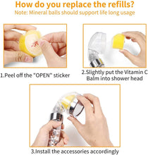Cargar imagen en el visor de la galería, Cabezal de Ducha Filtrado con Vitamina C y Aroma a Limón – Transforma tu Baño en un Spa
