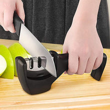 Cargar imagen en el visor de la galería, Afilador de Cuchillos Profesional - Sistema de Afilado en 3 Etapas para Cuchillos de Acero, Cerámica y Diamante
