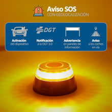 Cargar imagen en el visor de la galería, EBOX Luz Emergencia V16 Homologada DGT con Geolocalización – Baliza Conectada DGT 3.0
