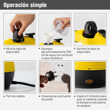 Cargar imagen en el visor de la galería, Vaporeta de Limpieza de Mano Portátil Multiusos - Con 9 Accesorios para Todo Tipo de Superficies
