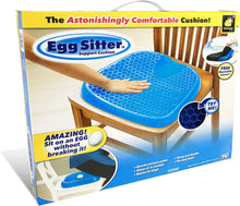 Cargar imagen en el visor de la galería, Cojín de Asiento Egg Sitter con Funda Antideslizante - Diseño Transpirable y Alivio de Presión
