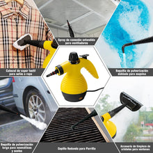 Cargar imagen en el visor de la galería, Vaporeta de Limpieza de Mano Portátil Multiusos - Con 9 Accesorios para Todo Tipo de Superficies

