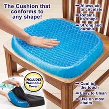Cargar imagen en el visor de la galería, Cojín de Asiento Egg Sitter con Funda Antideslizante - Diseño Transpirable y Alivio de Presión
