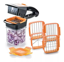 Cargar imagen en el visor de la galería, Cortador de Verduras 5 en 1 – ¡El Utensilio Definitivo para Cortar Frutas y Verduras!
