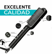 Cargar imagen en el visor de la galería, Cepillo Alisador de Pelo con Control de Temperatura - Tecnología de Iones para un Alisado Natural
