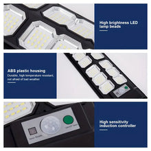 Cargar imagen en el visor de la galería, Lámpara LED Solar Exterior con Control Remoto y Sensor de Movimiento – 600W (Modelo Grande)
