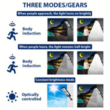 Cargar imagen en el visor de la galería, Lámpara LED Solar Exterior con Control Remoto y Sensor de Movimiento – 600W (Modelo Grande)
