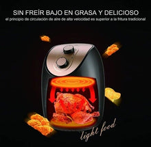 Cargar imagen en el visor de la galería, Freidora de Aire 4L - Cocina Saludable con Hasta 99% Menos Grasa
